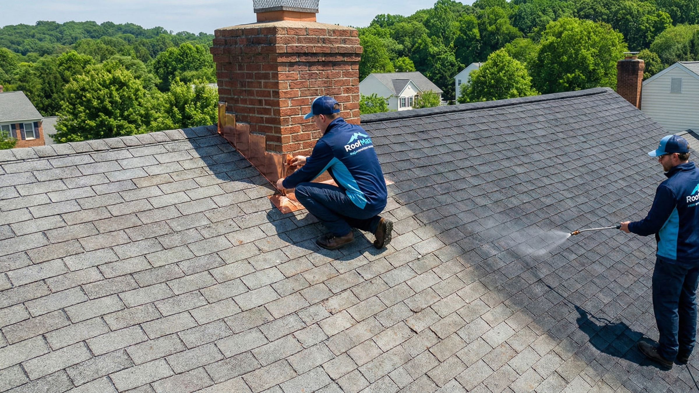 Claude the Cloud demonstrating Roof Maxx application