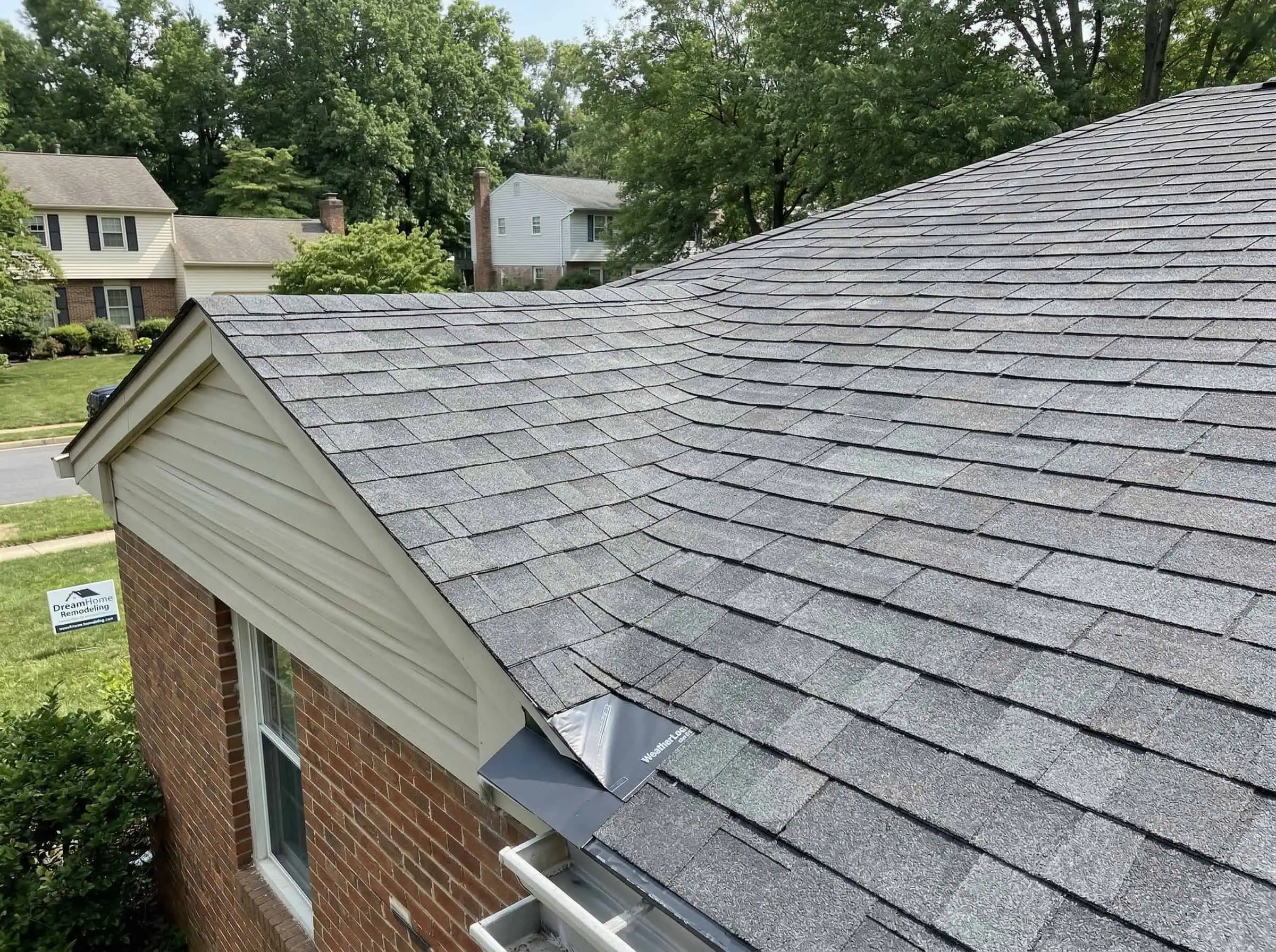 Roof addition tie-in in Springfield, VA