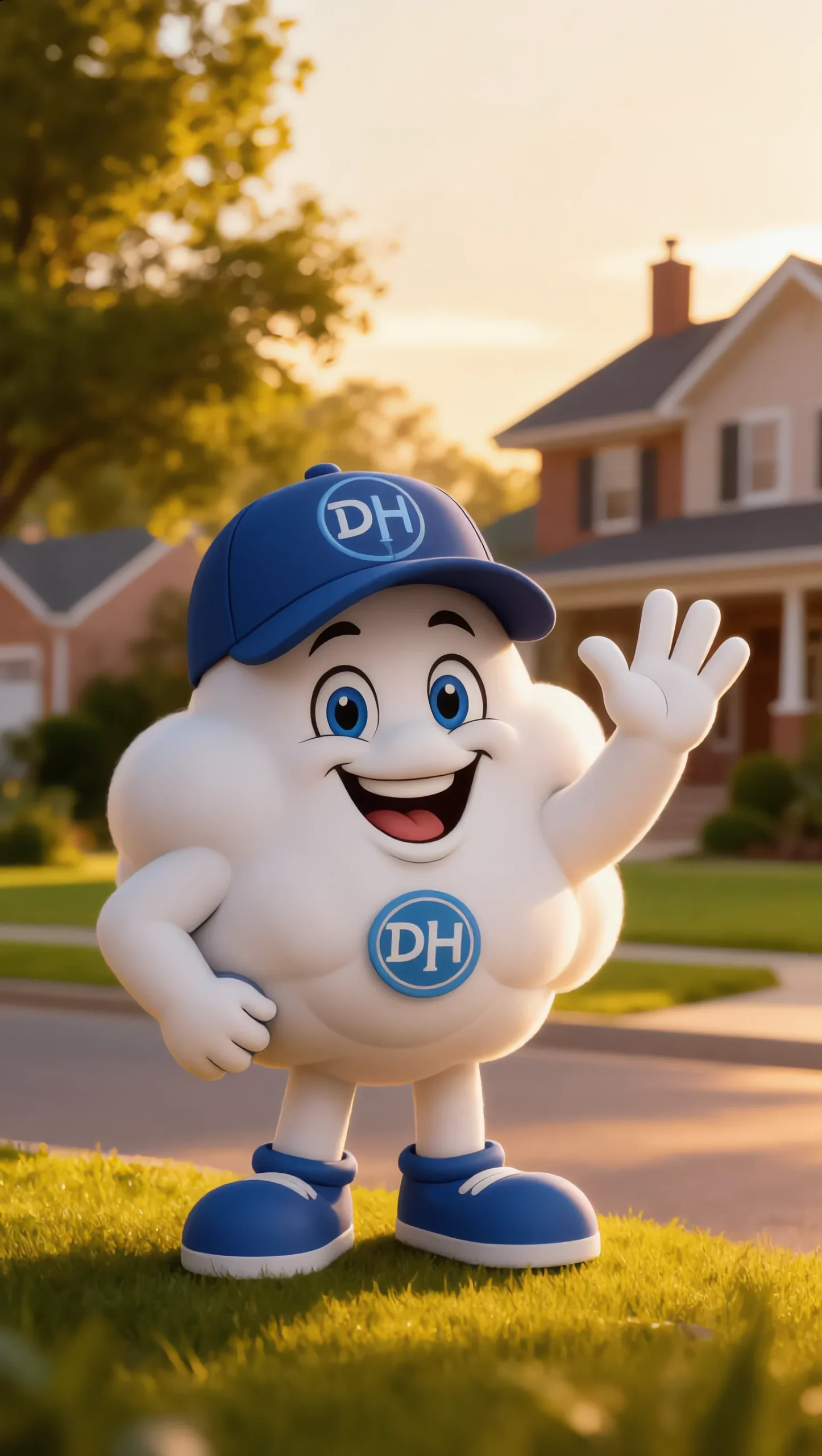 Claude the Cloud, DreamHome's Roof Maxx mascot